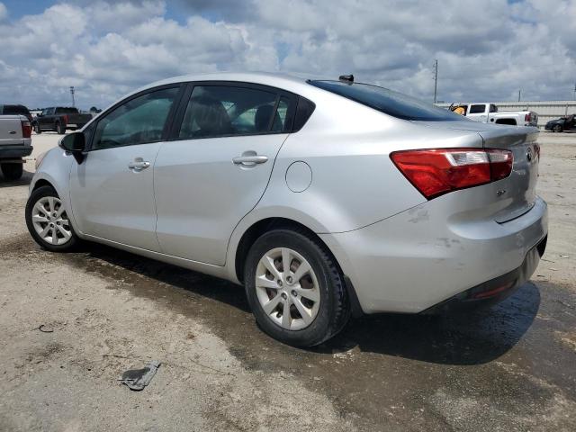 KNADM4A38E6384696 - 2014 KIA RIO LX SILVER photo 2