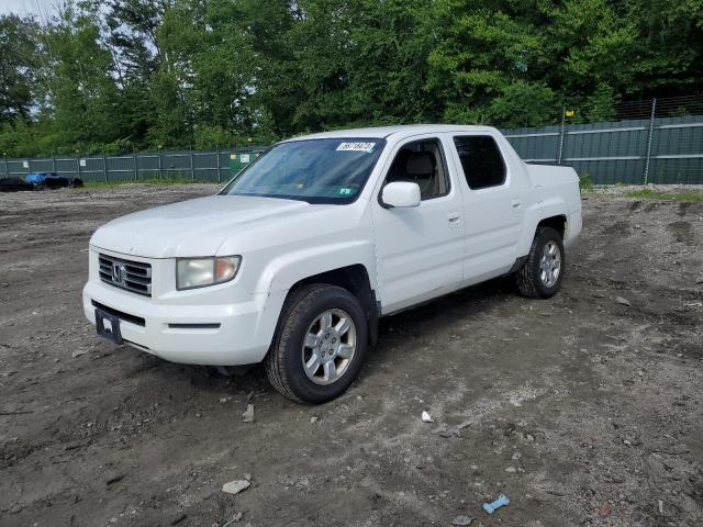 2HJYK16596H543837 - 2006 HONDA RIDGELINE RTL WHITE photo 1