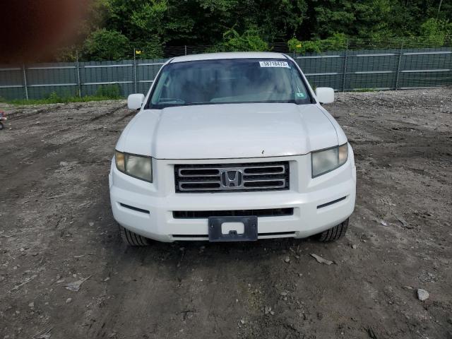 2HJYK16596H543837 - 2006 HONDA RIDGELINE RTL WHITE photo 5