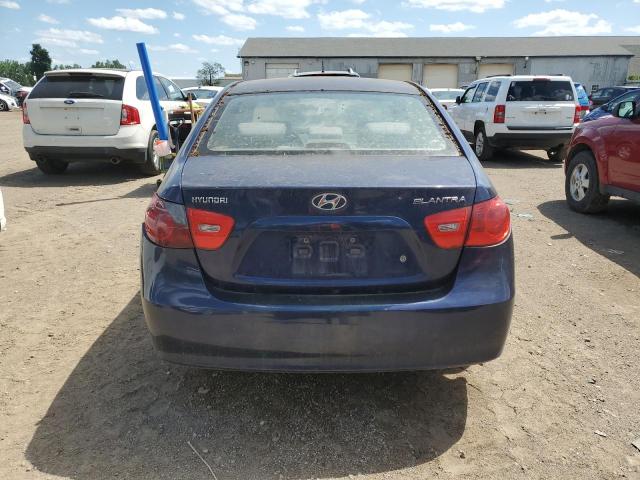 KMHDU46D67U102036 - 2007 HYUNDAI ELANTRA GLS BLUE photo 6