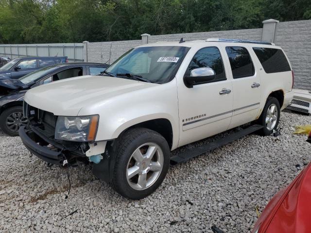 1GNFK363X9R222438 - 2009 CHEVROLET SUBURBAN K1500 LTZ WHITE photo 1