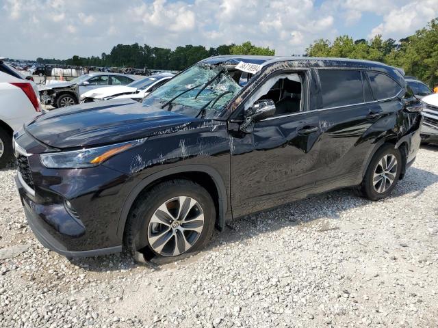 5TDGZRAH8NS125488 - 2022 TOYOTA HIGHLANDER XLE BLACK photo 1