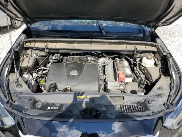 5TDGZRAH8NS125488 - 2022 TOYOTA HIGHLANDER XLE BLACK photo 12
