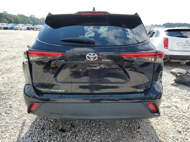 5TDGZRAH8NS125488 - 2022 TOYOTA HIGHLANDER XLE BLACK photo 6