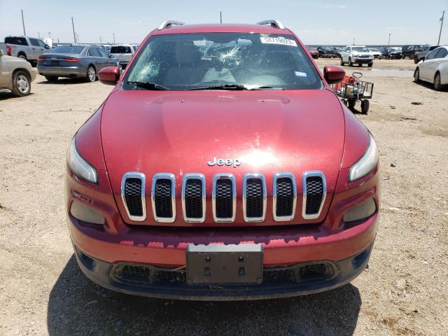 1C4PJLCB1FW656742 - 2015 JEEP CHEROKEE LATITUDE RED photo 5