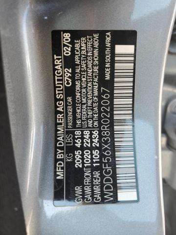 WDDGF56X38R022067 - 2008 MERCEDES-BENZ C 350 SILVER photo 12