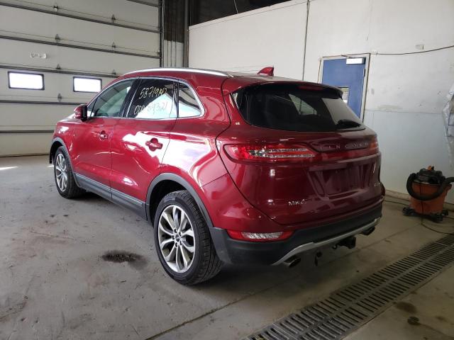 5LMCJ2D90HUL31236 - 2017 LINCOLN MKC SELECT Կարմիր լուսանկար 3