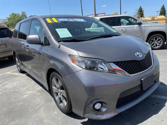 5TDXK3DC4BS156587 - 2011 TOYOTA SIENNA SPORT GRAY photo 1