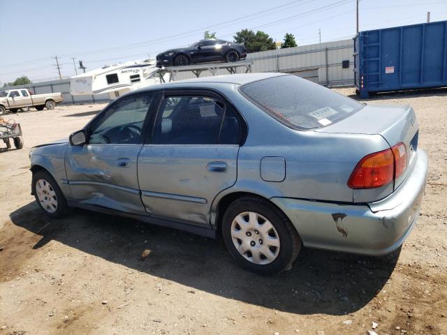 2HGEJ6619YH568665 - 2000 HONDA CIVIC BASE 蓝色 照片 2
