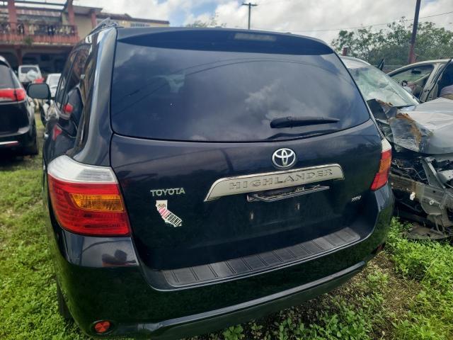 JTEDA41A692002961 - 2009 TOYOTA HIGHLANDER BLACK photo 6