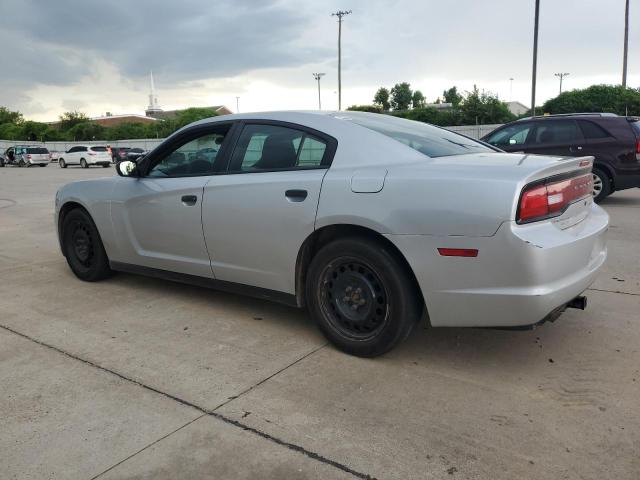 2C3CDXKT9EH360487 - 2014 DODGE CHARGER POLICE SILVER photo 2