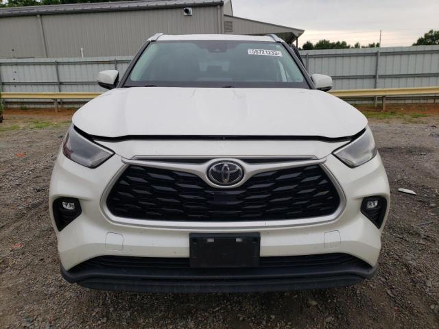 5TDHZRBH8MS075399 - 2021 TOYOTA HIGHLANDER XLE Weiß Foto 5