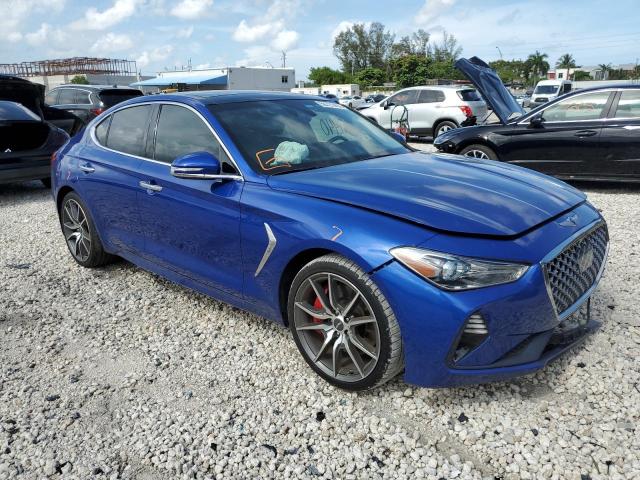 KMTG34LE4KU012525 - 2019 GENESIS G70 PRESTIGE BLUE photo 4