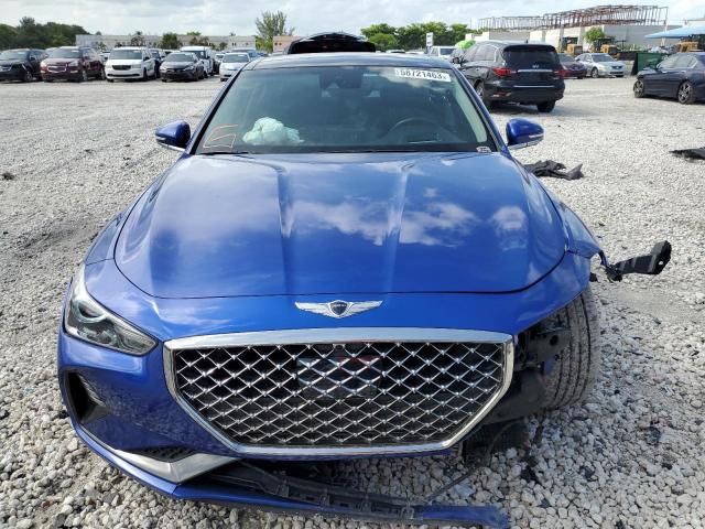 KMTG34LE4KU012525 - 2019 GENESIS G70 PRESTIGE BLUE photo 5