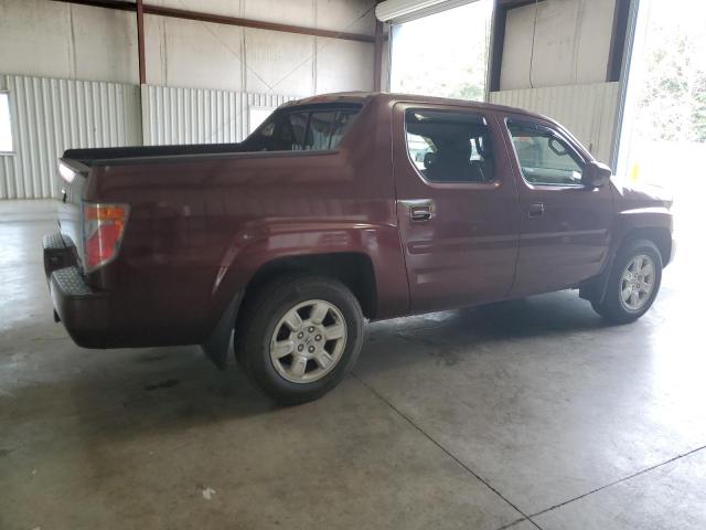 2HJYK16597H522357 - 2007 HONDA RIDGELINE RTL BURGUNDY photo 3