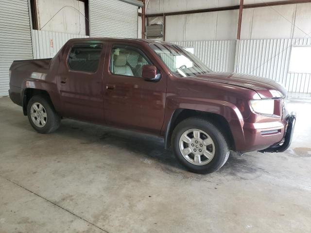 2HJYK16597H522357 - 2007 HONDA RIDGELINE RTL BURGUNDY photo 4