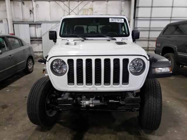 1C6JJTBG3ML556666 - 2021 JEEP GLADIATOR RUBICON WHITE photo 5