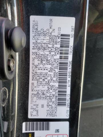 3TMJU62NX6M015762 - 2006 TOYOTA TACOMA DOUBLE CAB PRERUNNER BLACK photo 12