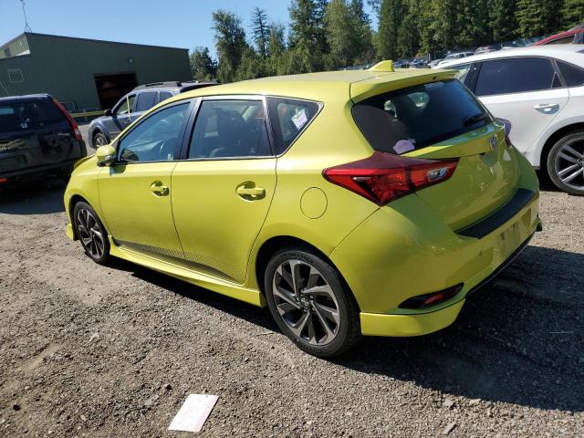 JTNKARJE0GJ505024 - 2016 TOYOTA SCION IM YELLOW photo 2