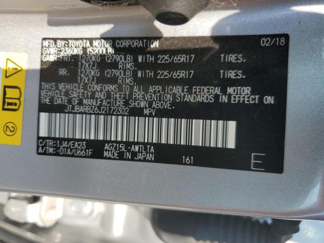 JTJBARBZ6J2172302 - 2018 LEXUS NX 300 BASE Gümüş foto 12