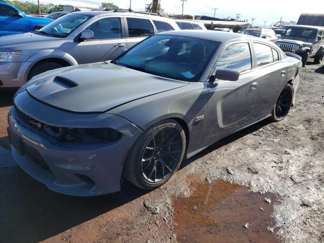 2C3CDXGJ9KH531001 - 2019 DODGE CHARGER SCAT PACK GRAY photo 1