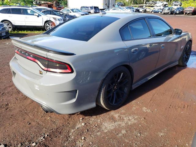 2C3CDXGJ9KH531001 - 2019 DODGE CHARGER SCAT PACK GRAY photo 3