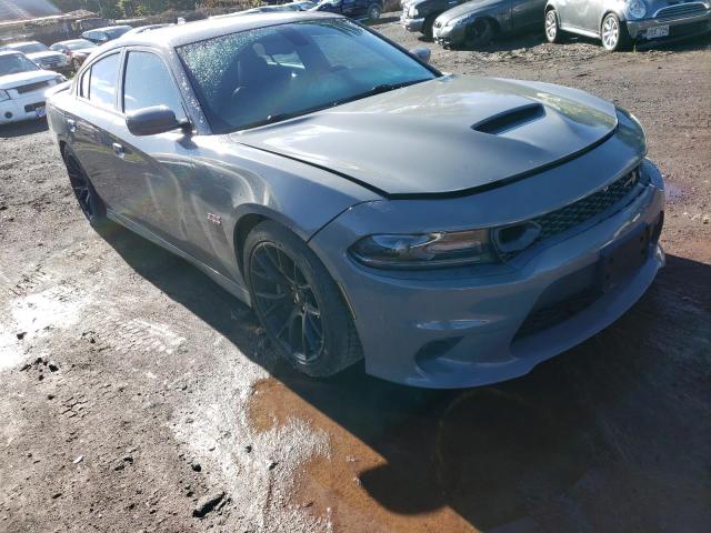 2C3CDXGJ9KH531001 - 2019 DODGE CHARGER SCAT PACK GRAY photo 4