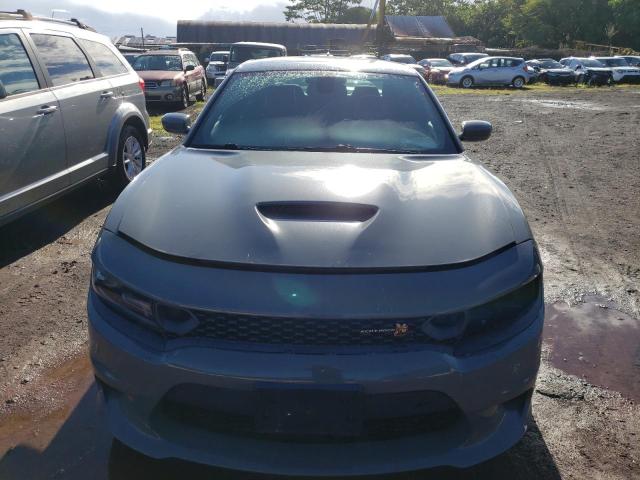 2C3CDXGJ9KH531001 - 2019 DODGE CHARGER SCAT PACK GRAY photo 5