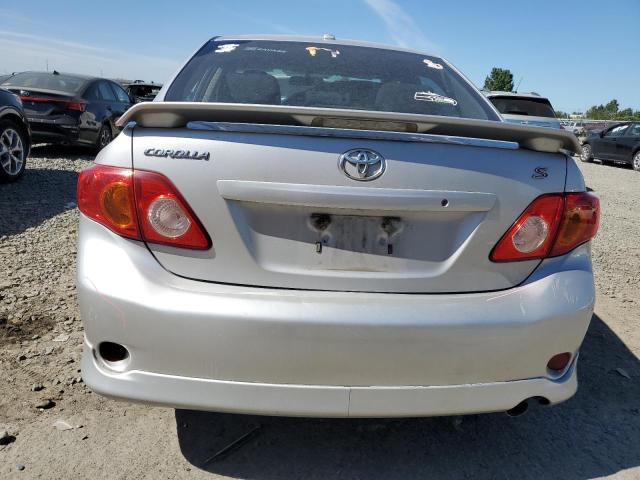 2T1BU4EE4AC324293 - 2010 TOYOTA COROLLA BASE SILVER photo 6