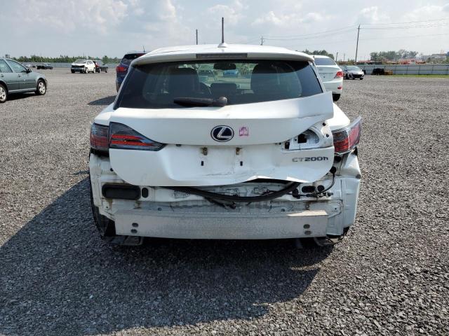 JTHKD5BH7C2088307 - 2012 LEXUS CT 200 WHITE photo 6