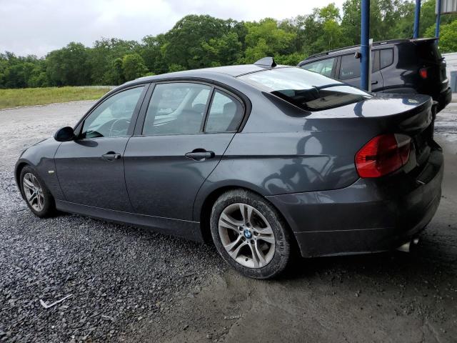 WBAVA375X8NL48714 - 2008 BMW 3 SERIES I GRAY photo 2