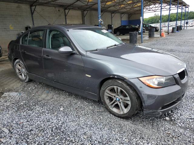 WBAVA375X8NL48714 - 2008 BMW 3 SERIES I 灰色 照片 4