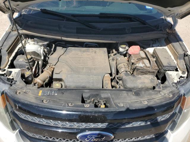 1FM5K8GT1FGB21257 - 2015 FORD EXPLORER SPORT WHITE photo 12