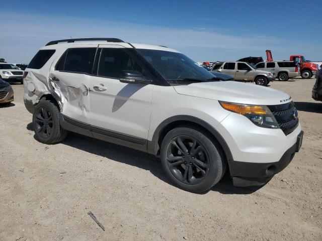 1FM5K8GT1FGB21257 - 2015 FORD EXPLORER SPORT WHITE photo 4