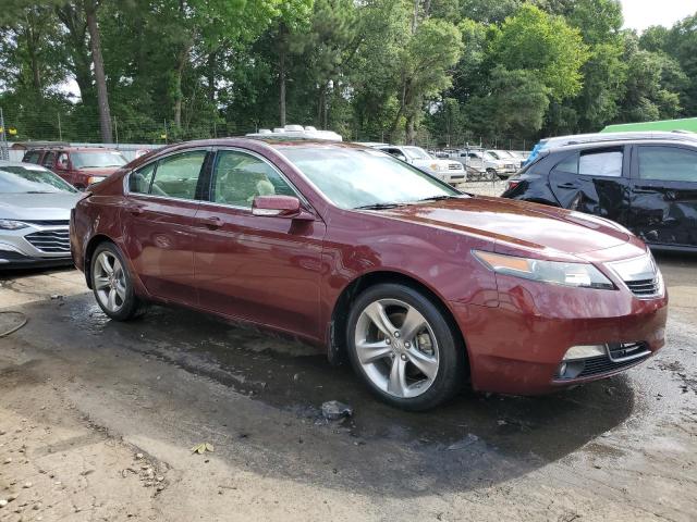 19UUA8F77CA006024 - 2012 ACURA TL BURGUNDY photo 4