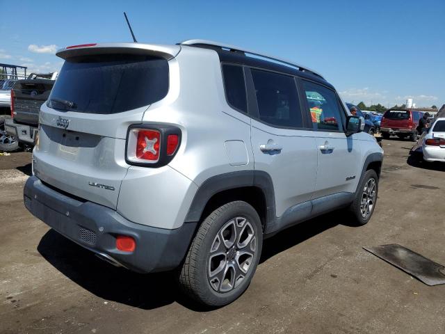 ZACCJBDB7HPF13110 - 2017 JEEP RENEGADE LIMITED SILVER photo 3