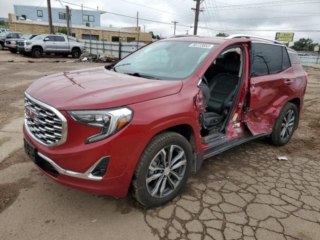 3GKALXEX1JL217737 - 2018 GMC TERRAIN DENALI BURGUNDY photo 1