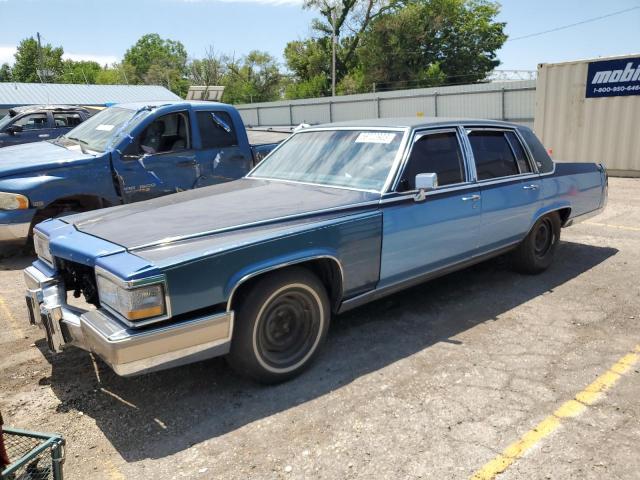 1G6DW51Y5J9717267 - 1988 CADILLAC BROUGHAM BLUE photo 1