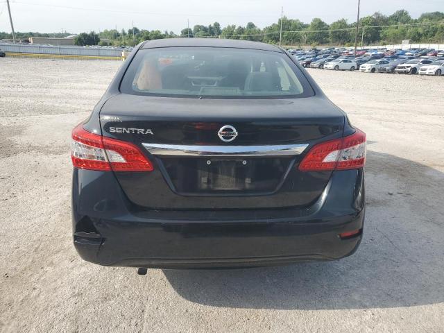 3N1AB7APXFY267781 - 2015 NISSAN SENTRA S BLACK photo 6