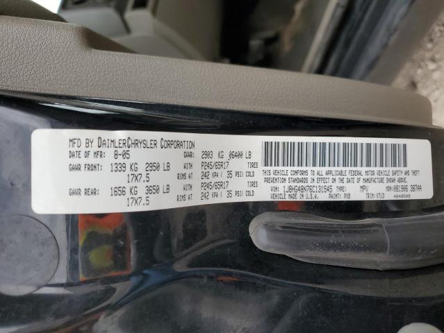 1J8HG48N76C131545 - 2006 JEEP COMMANDER 黑色 照片 13