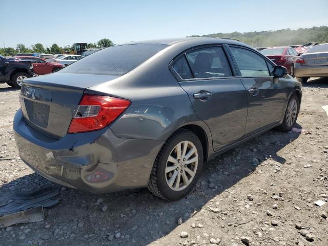 2HGFB2F96CH556952 - 2012 HONDA CIVIC EXL ნაცრისფერი ფოტო 3