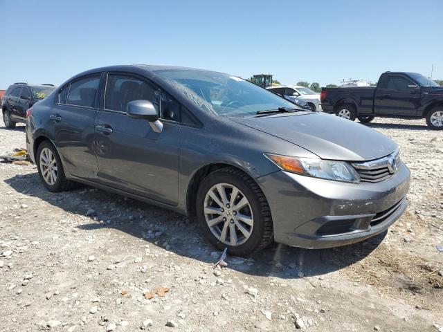 2HGFB2F96CH556952 - 2012 HONDA CIVIC EXL ნაცრისფერი ფოტო 4