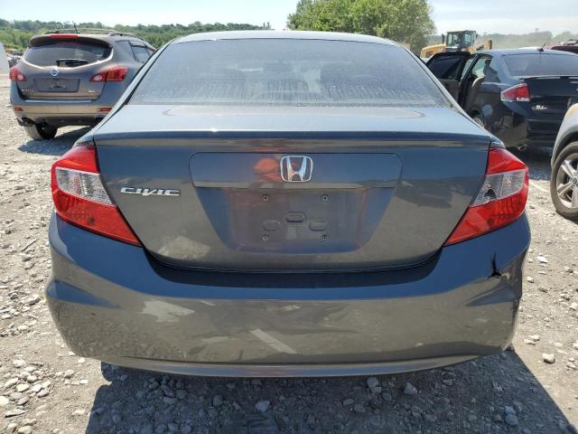 2HGFB2F96CH556952 - 2012 HONDA CIVIC EXL ნაცრისფერი ფოტო 6