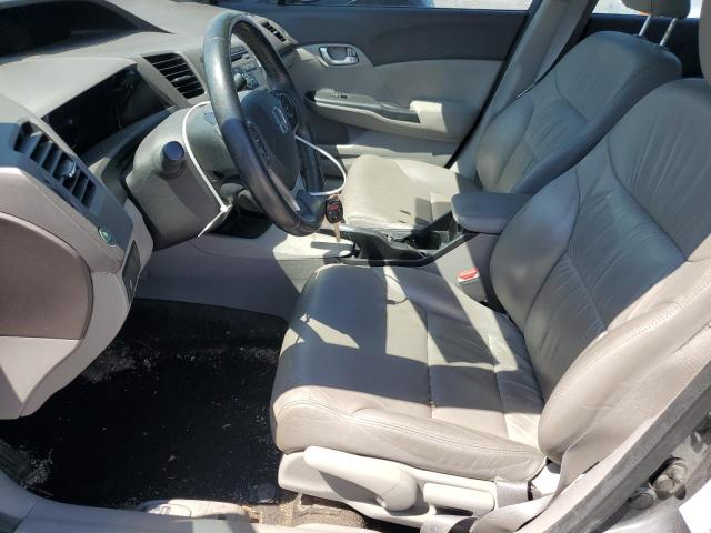 2HGFB2F96CH556952 - 2012 HONDA CIVIC EXL ნაცრისფერი ფოტო 7
