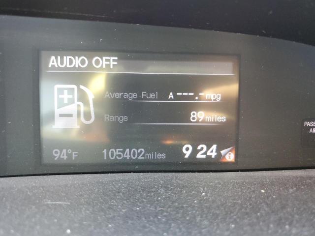 2HGFB2F96CH556952 - 2012 HONDA CIVIC EXL ნაცრისფერი ფოტო 9