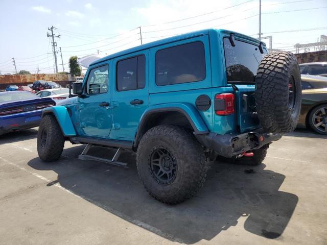 1C4HJXFG9KW606586 - 2019 JEEP WRANGLER RUBICON TEAL photo 2