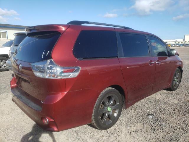 5TDXK3DC7FS610773 - 2015 TOYOTA SIENNA SPORT MAROON photo 3