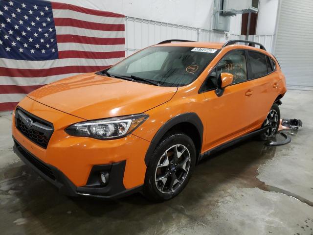 JF2GTACC7KH316907 - 2019 SUBARU CROSSTREK PREMIUM ORANGE photo 2