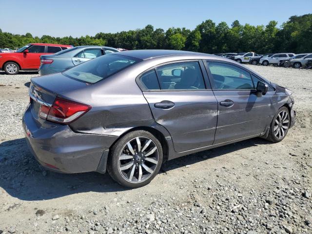 2HGFB2F95FH528676 - 2015 HONDA CIVIC EXL GRAY photo 3