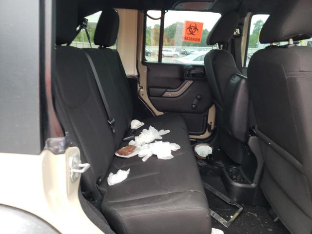 1C4BJWDG9HL669975 - 2016 JEEP WRANGLER U SPORT თაფლისფერი ფოტო 6